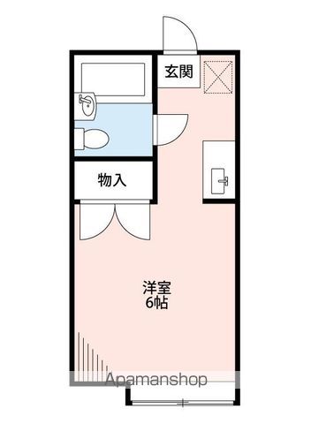 京成松戸線 上本郷駅 徒歩10分 2階建 築40年の間取り写真