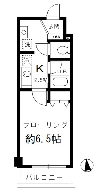 スクエアコートの間取り写真