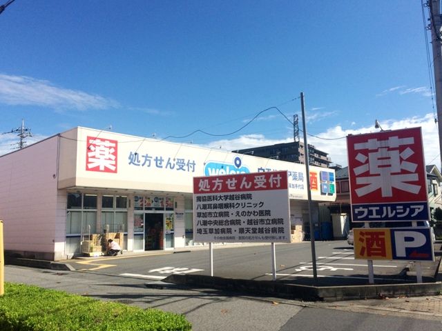 ドラックストア　ウエルシア草加手代店（ドラッグストア）まで586m