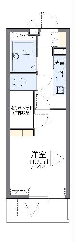 レオパレス稲毛海岸の間取り写真