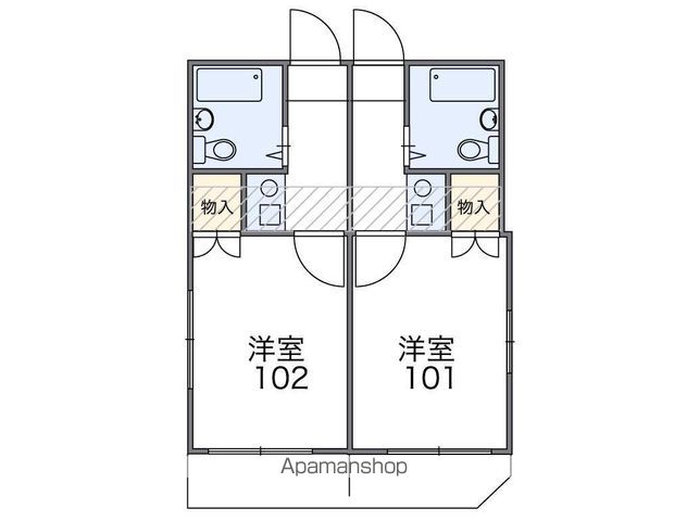 レオパレス上石神井の間取り写真