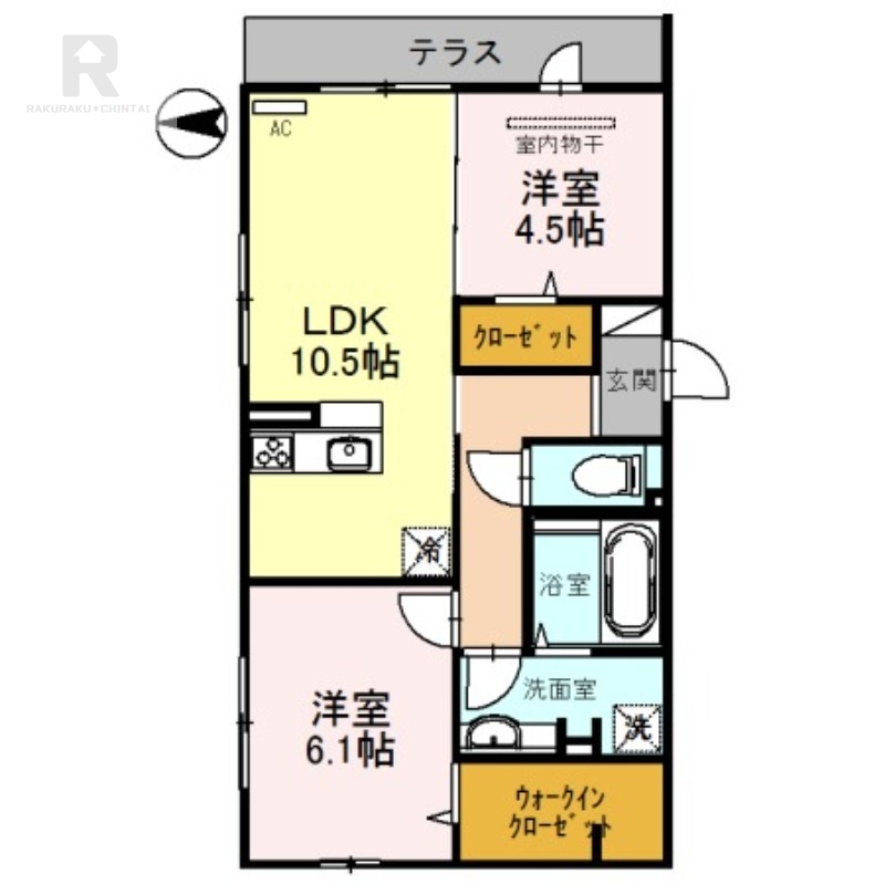 はぁ~と六万寺の間取り写真