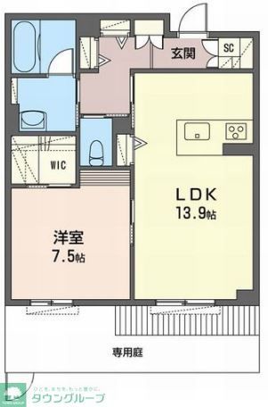 レオナ雅の間取り写真