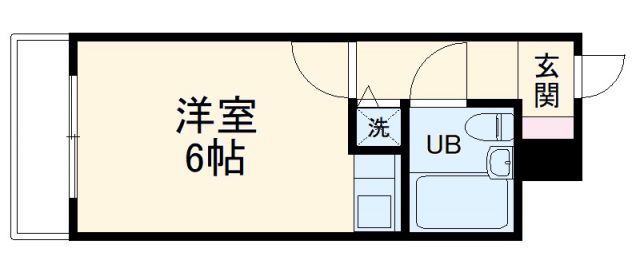 ＪＲ横浜線 淵野辺駅 徒歩1分 9階建 築36年の間取り写真