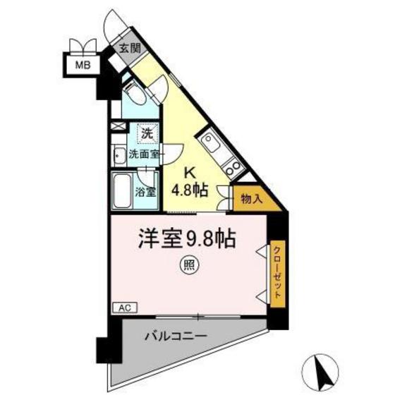 T-2FLATの間取り写真
