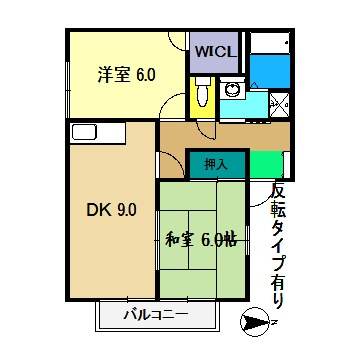 ファミールKIYOTO B棟の間取り写真