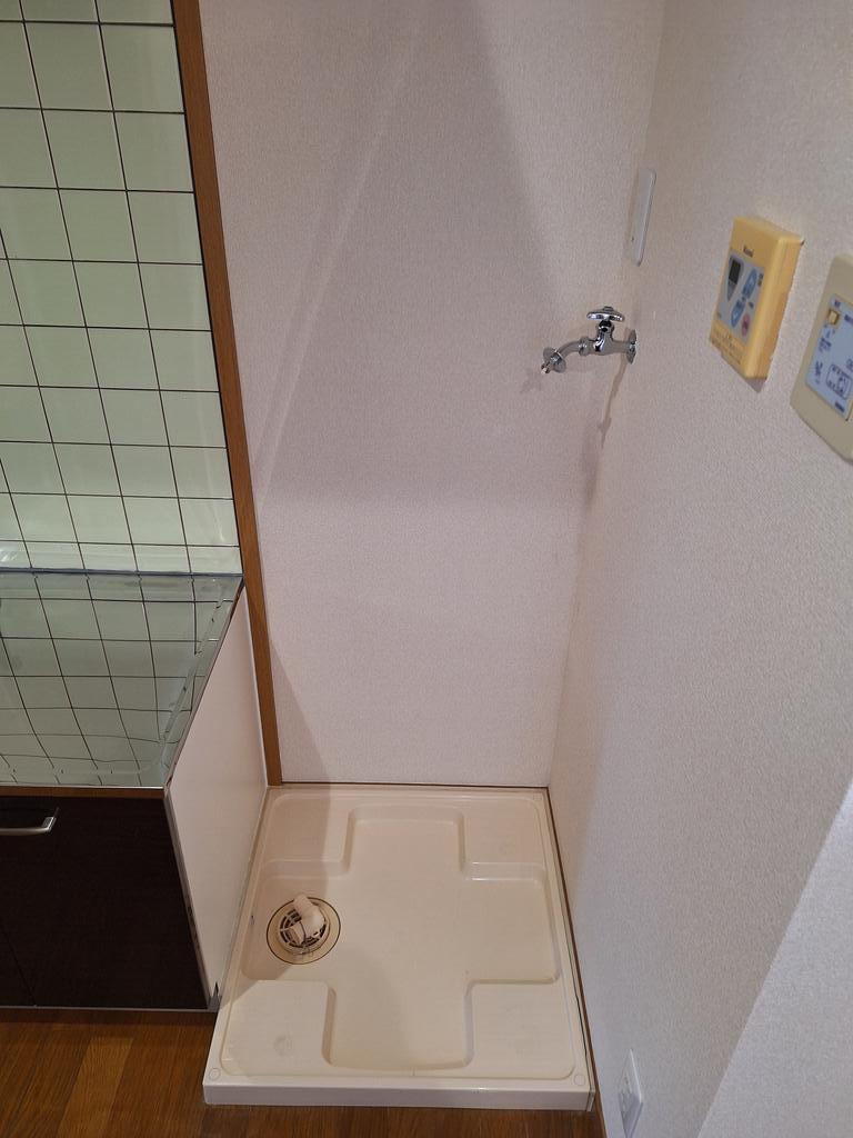 洗面設備　室内洗濯機置き