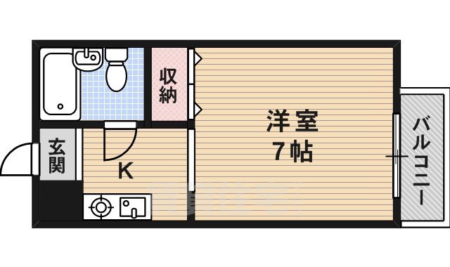 セジュール東桂の間取り