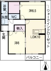 セレッソ78の間取り