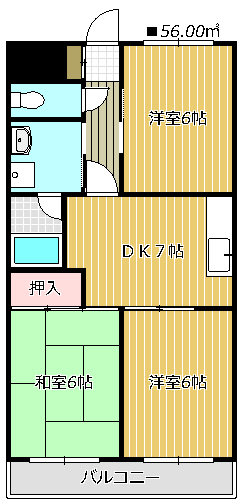 ひかりコーポの間取り