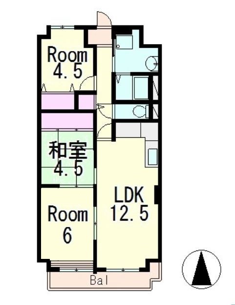 エミール瀬田の間取り