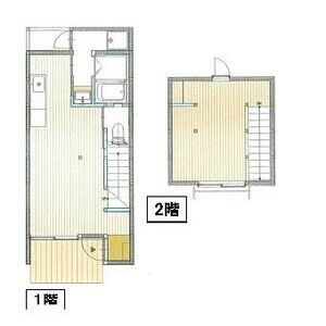 名古屋市北区駒止町のアパートの間取り