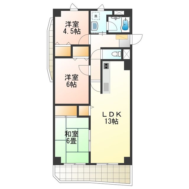 イルシオン長滝の間取り