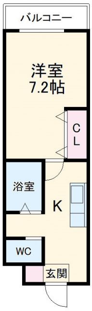 愛知県名古屋市港区名港２（マンション）の賃貸物件の間取り