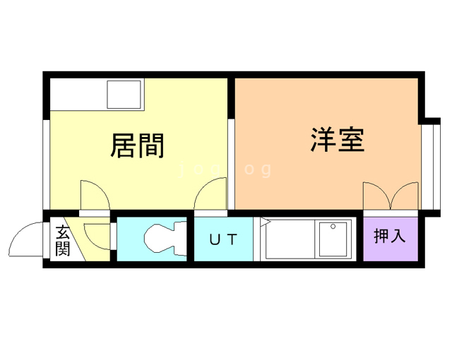 シティハイツＡの間取り