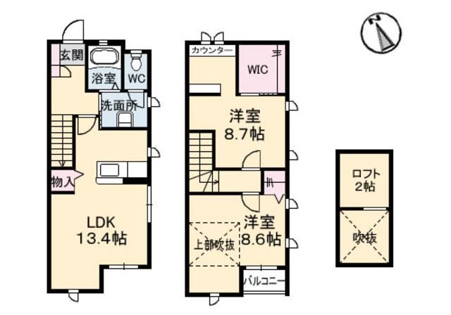 ヒューゲル貴の間取り