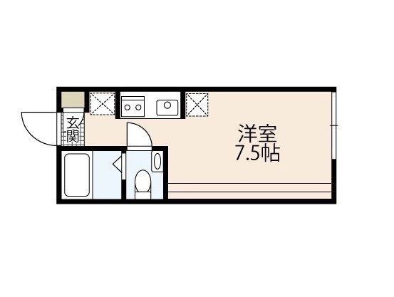 イリス堀越の間取り