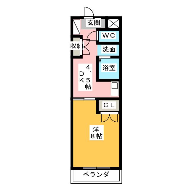 アネックス松寺の間取り