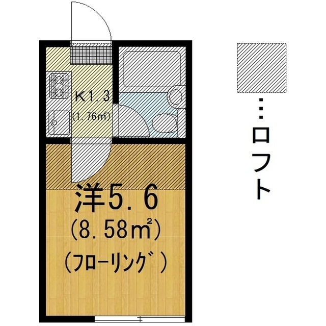 ドンジョン大和Ｂの間取り