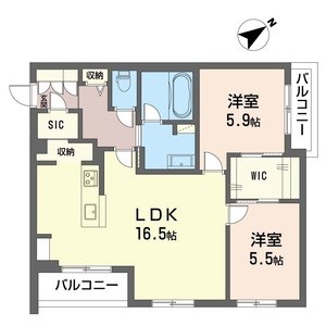 グリーンセントの間取り