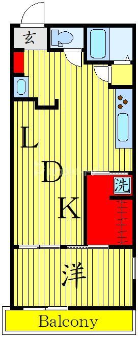 Like作草部2ndの間取り