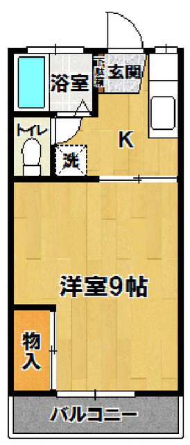 シルクハイツＡＢの間取り