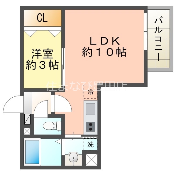 Jack yamanote IIの間取り