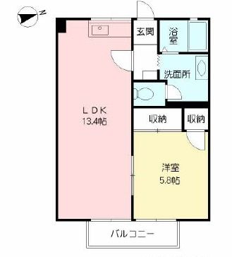 パストラル町田G棟の間取り