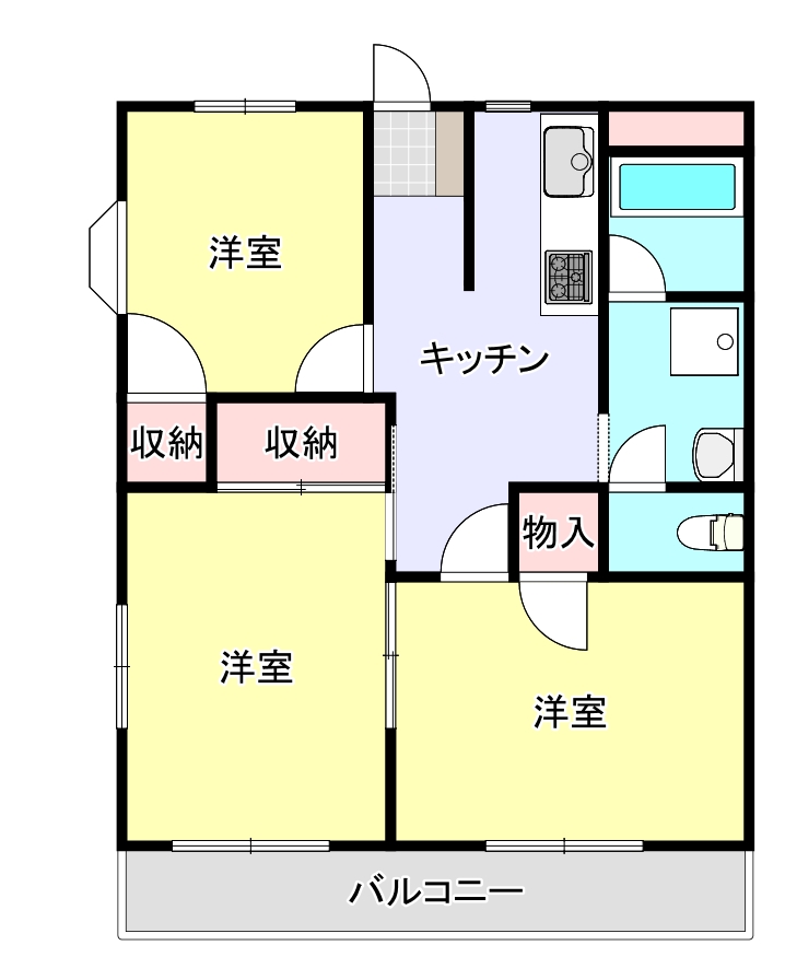 Maison de Camelliaメゾンドカメリアの間取り