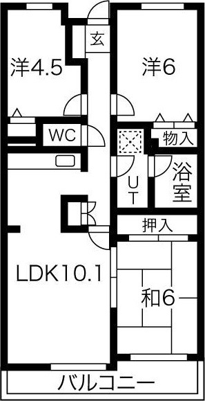 クレスの間取り