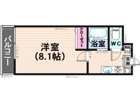 エルパルケ平尾の間取り