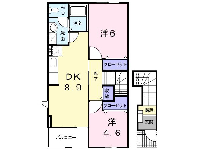 クレセール・オエステの間取り