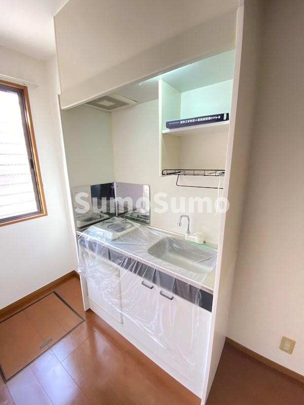 キッチン　コンパクトなキッチンで掃除もラクラク