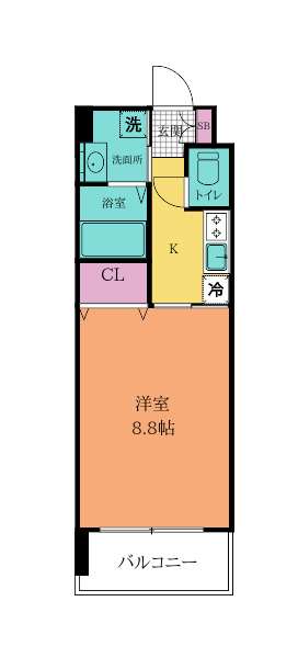 グレース上富野の間取り