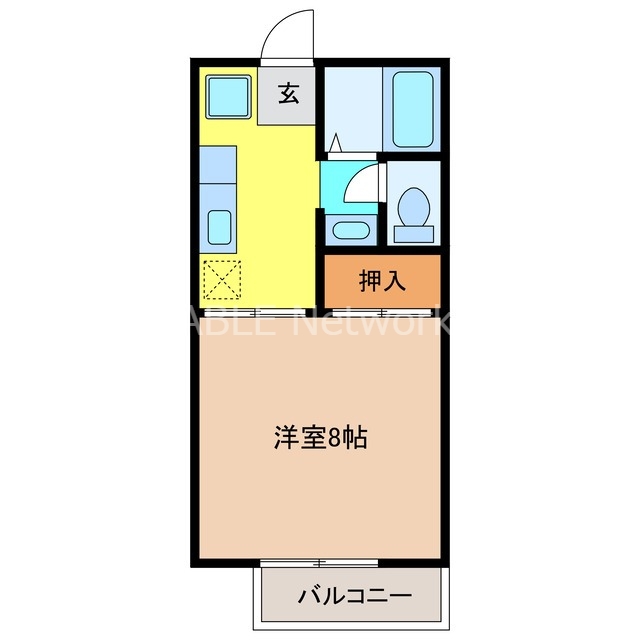 鳥栖南ハイツの間取り