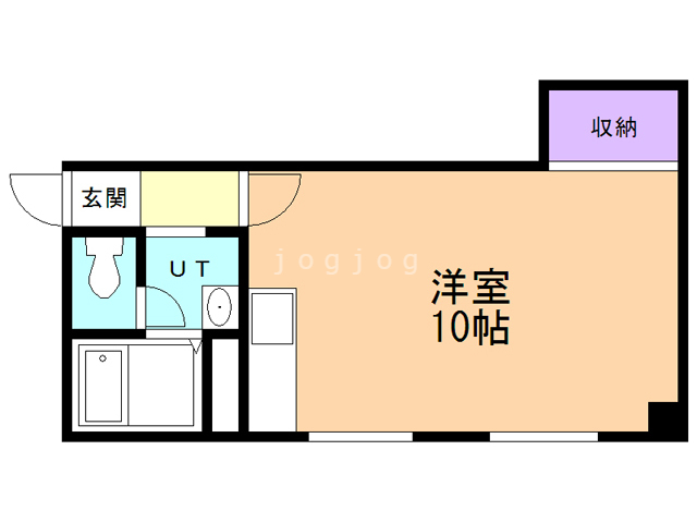 札幌市北区北四十条西のマンションの間取り