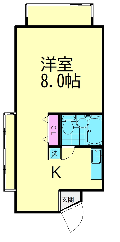 ウイングコート石川台の間取り