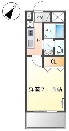 アメニティ白楽の間取り