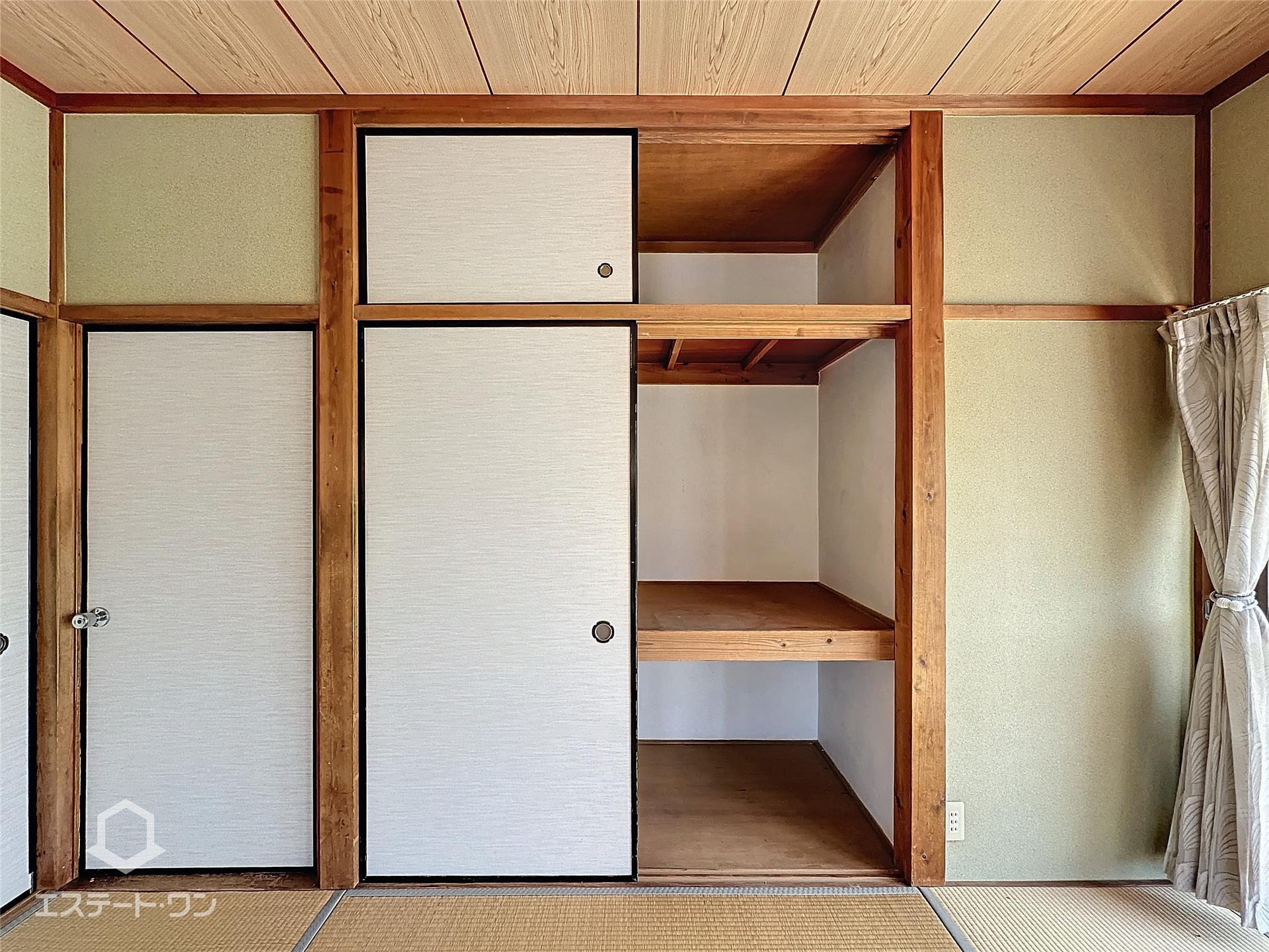 収納　たっぷりしまえる押し入れタイプ◎