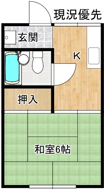 コーポ川津の間取り