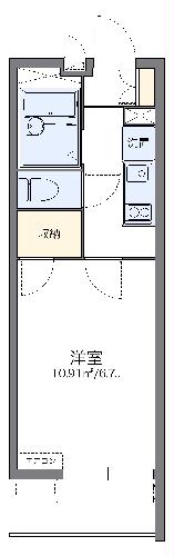 レオパレスアテナIの間取り