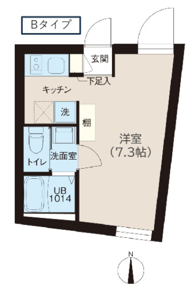 レピュア落合南長崎駅前の間取り