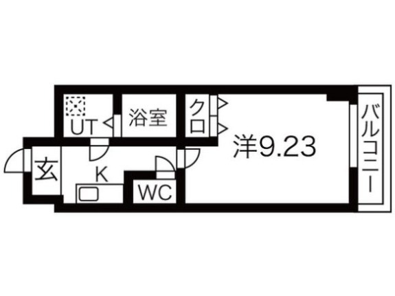 堺市堺区向陵西町のマンションの間取り