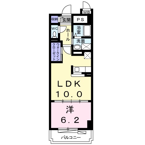 アビタシオン　オンズアンの間取り