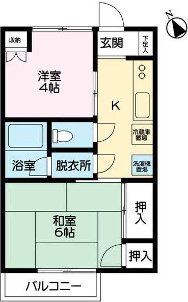 コリーヌ玉川学園の間取り