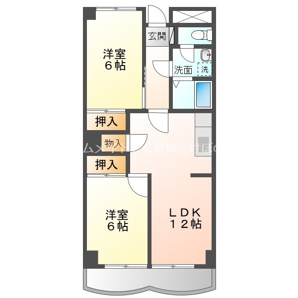 ユトリロ下地3の間取り