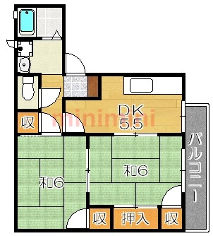 アネックス清風の間取り