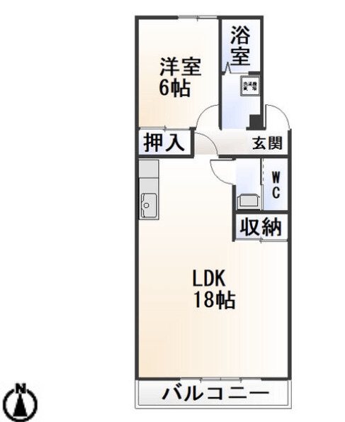 マンション岡田の間取り