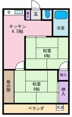 宮前ハイツ（千塚）の間取り