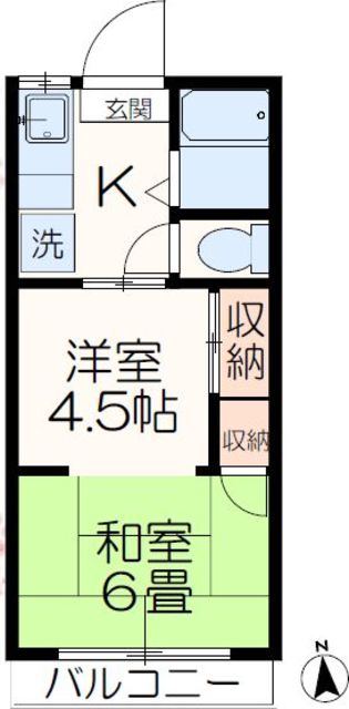 ポルシェ玉川学園の間取り